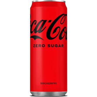 Coca-cola Zero Läsk Burk Coca-cola Zero 33cl