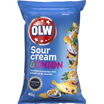 Sourcream Onion Chips Olw 40g