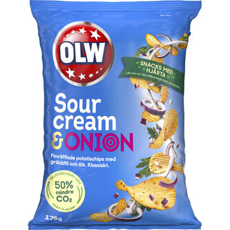 Sourcream Onion Chips Olw 175g