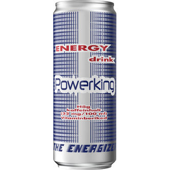 Energy Drink Energidryck Burk Powerking 25cl