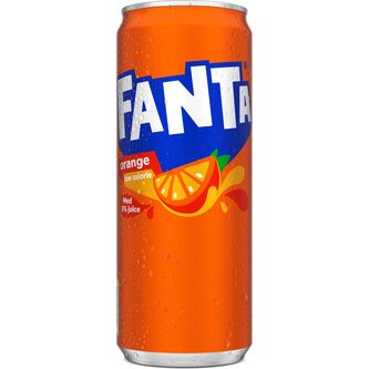 Orange Fanta Läsk, Burk Fanta 33cl