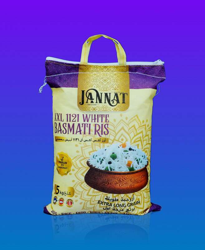 Jannat white basmati rice 1121